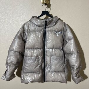 Ader Error Transparent Down Jacket
